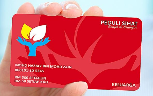 Kad Peduli Sihat Selangor Untuk Keluarga