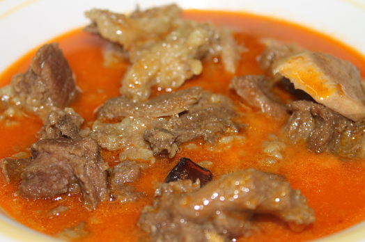 Bahan bahan Daging Gulai Kawah