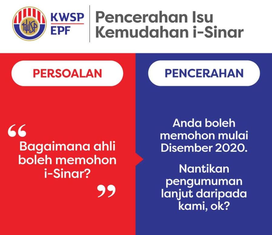 permohonan pengeluaran i-sinar online